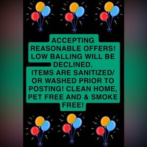 ACCEPTING REASONABLE OFFERS!